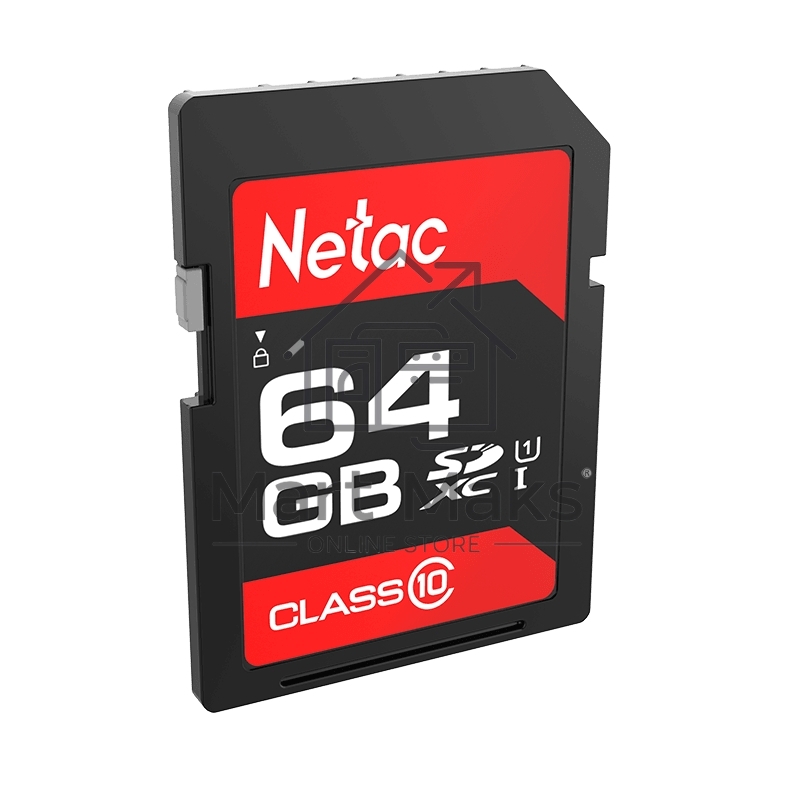 Флеш карта SDHC 64GB Netac Class 10 UHS-I U1 P600 NT02P600STN-064G-R