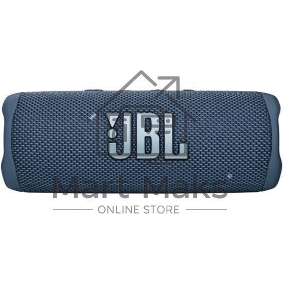 Портативная акустика JBL Flip 6 синий, Bluetooth 5.1, время воспроизведения 12 ч, емкость аккумулятора 4800 mAh, время заряда 2,5 ч, цвет синий
