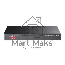Сетевой коммутатор TP-LINK 1xSFP 1xRJ45 Количество портов PoE+ 6 123 Вт TL-SG1210PP