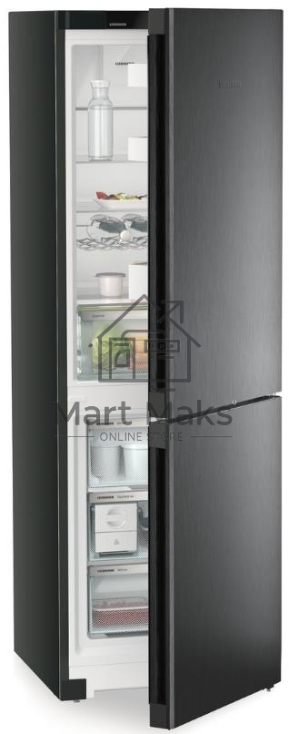 Холодильник Liebherr CNBDB 5223-22 001 черная нержавеющая сталь двухкамерный 225/94л морозилка снизу, No Frost