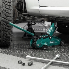 Домкрат гидравлический Сибртех подкатной, 2т, 127-330мм