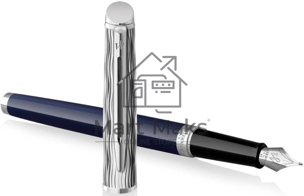 Ручка перьевая Waterman Hemisphere L`Essence du Bleu (CW2166467) LaqBlue CT F сталь нержавеющая, подарочная коробка