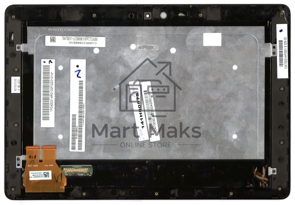 Модуль (матрица + тачскрин) для Asus PadFone 3 A80 Station черный с рамкой