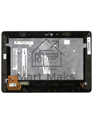 Модуль (матрица + тачскрин) для Asus PadFone 3 A80 Station черный с рамкой