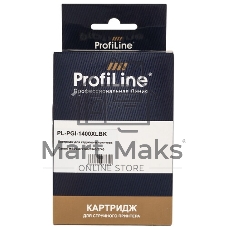 Картридж струйный ProfiLine PL-PGI-1400XLBK для принтеров Canon MB2040/MB2140/MB2340/MB2740 с чернилами Black