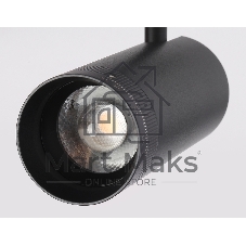Светильник трековый светодиодный GV1571 BK черный IP20 10W 4200K 48V 15-51° D55*185