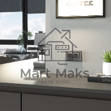 Рамка для двойной розетки Stark (графит матовый) W0081864