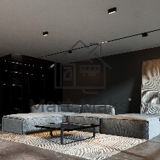 25109/LED 10W 3000K / Светильник потолочный светодиодный / черный