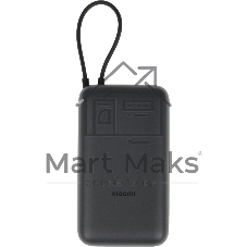 Портативный аккумулятор Xiaomi BHR9740GL 20000mAh QC3.0/PD2.0 22.5W 3A USB-A/USB-C темно-серый