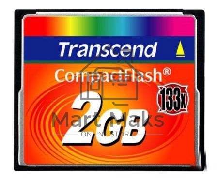 Флеш карта CF 2Gb 133x Type I Transcend (TS2GCF133)