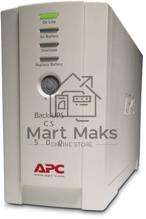 Источник бесперебойного питания APC Back-UPS BK500EI 300Вт 500ВА бежевый