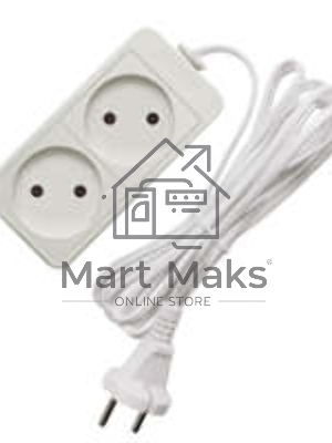 Удлинитель быт. ТМ Союз 1300 Вт 2гн. ШВВП 3м 481S-0203