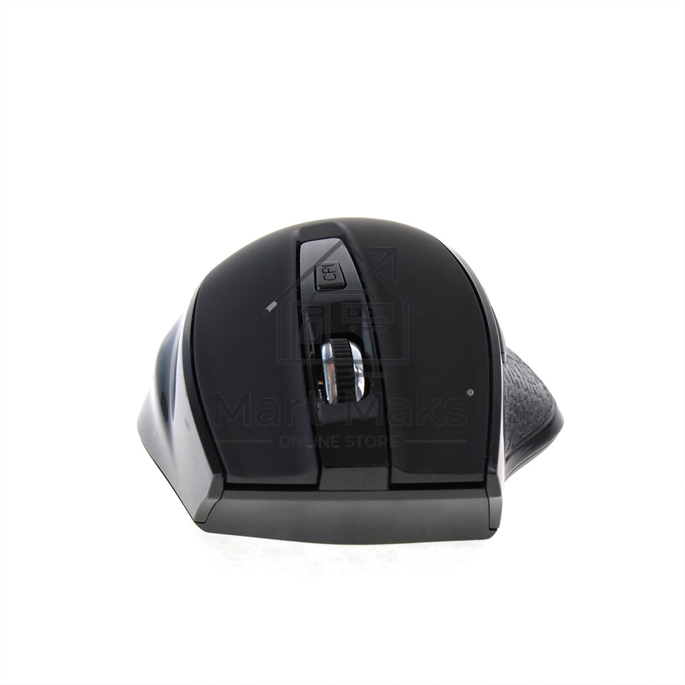 Мышь беспроводная Crown CMM-935W черный, 1600 dpi, радиоканал, USB, кнопки - 6