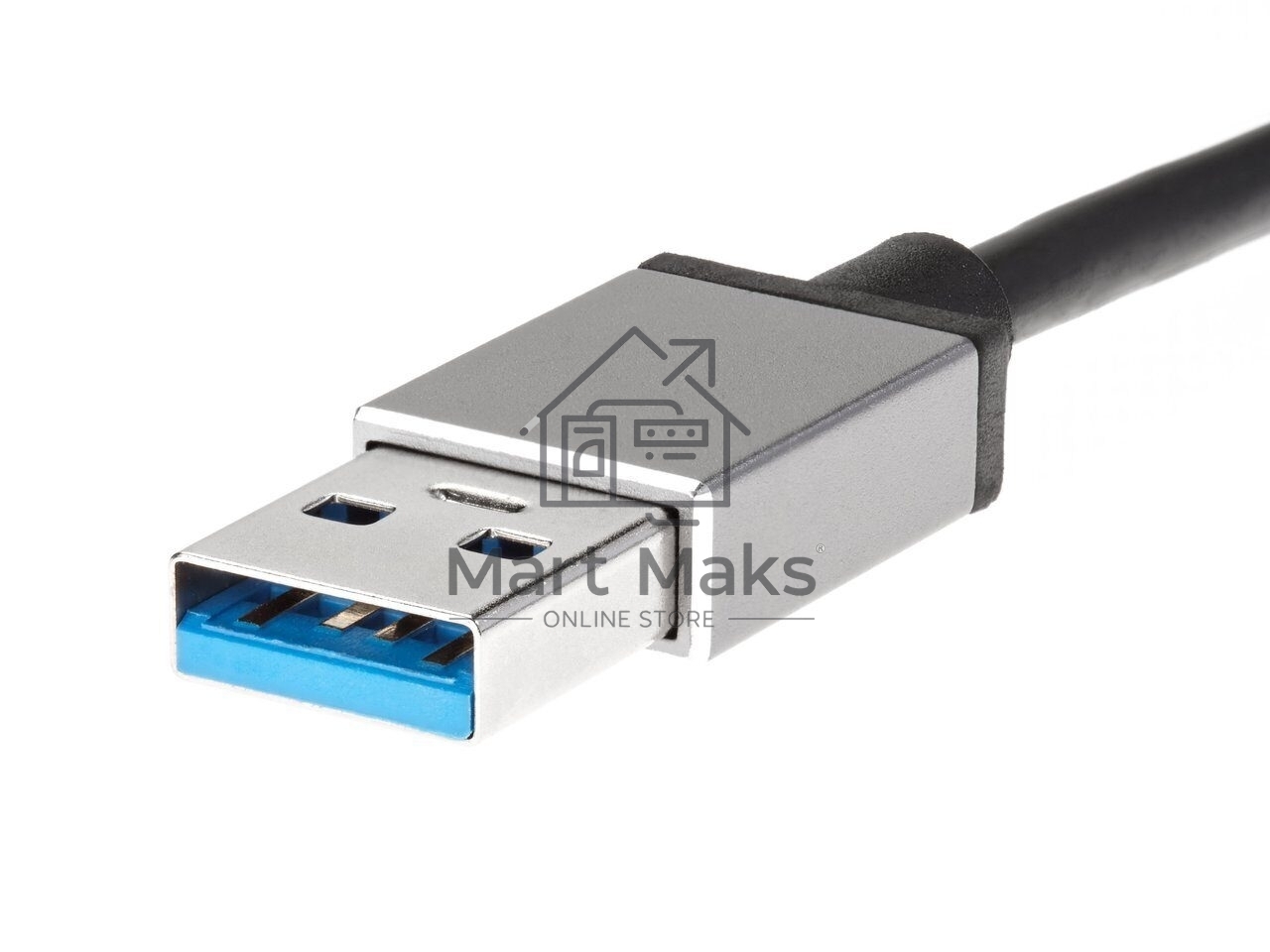 Переходник Telecom USB 3.0 - RJ-45 1000Mbps +3 USB3.0, Aluminum Shell, 0.2м TA311U