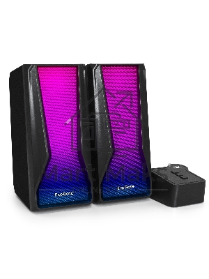 Акустическая система 2.0 ExeGate EX289687RUS Accord 230 (питание USB,Bluetooth, 2х3Вт (6Вт RMS), 60-20000Гц, черный, RGb подсветка)