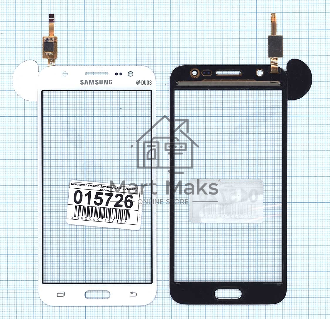 Сенсорное стекло (тачскрин) для Samsung Galaxy J5 SM-J500, белое