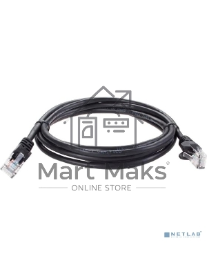 Патч-корд литой AOpen ANP511 1.5M BK UTP cat.5е 1,5м черный