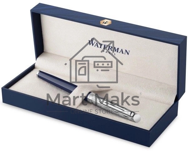 Ручка перьевая Waterman Hemisphere L`Essence du Bleu (CW2166467) LaqBlue CT F сталь нержавеющая, подарочная коробка