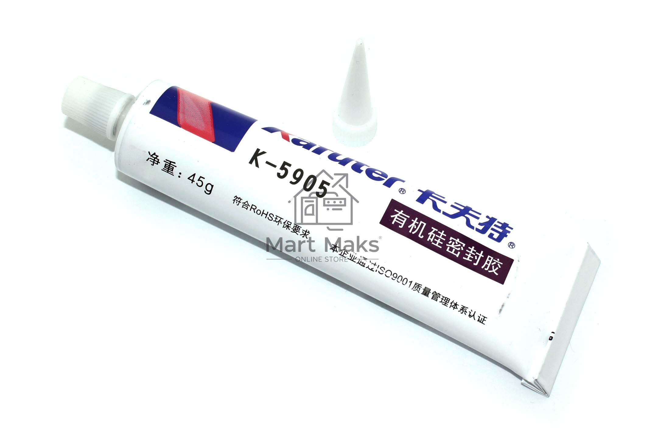 Клей-герметик силиконовый Kafuter K-5905 полупрозрачный 45 грамм