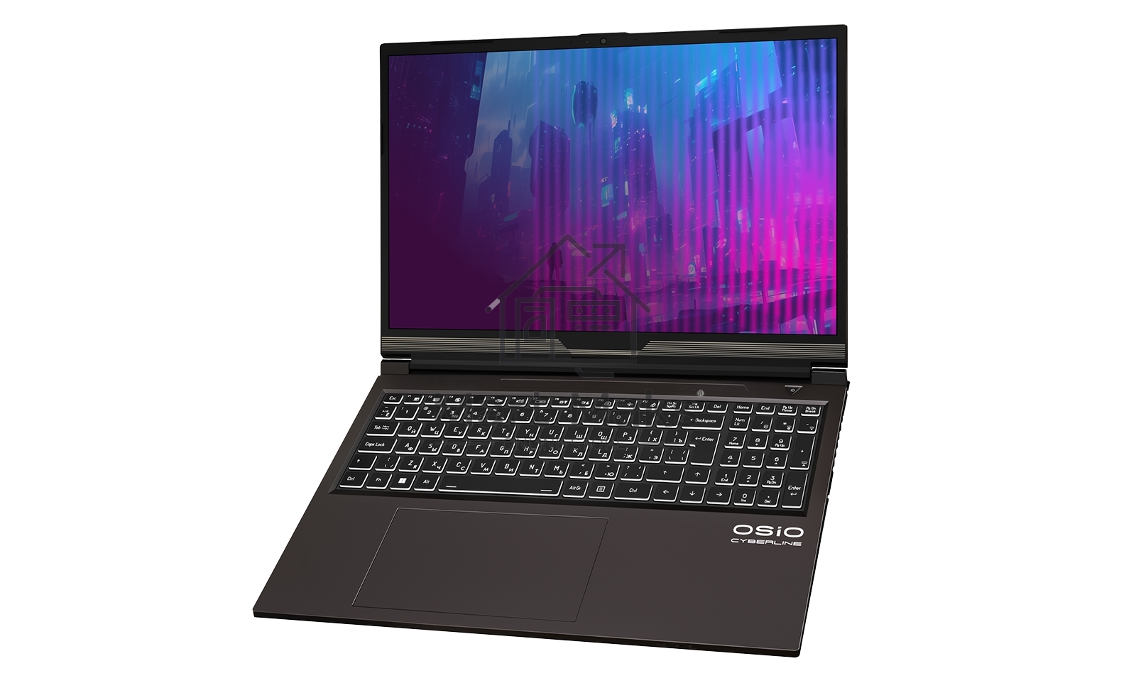 Ноутбук Osio CyberLine C160i-004 коричневый Core i7 12650H 16Gb SSD512Gb NVIDIA GeForce RTX4060 8Gb 16