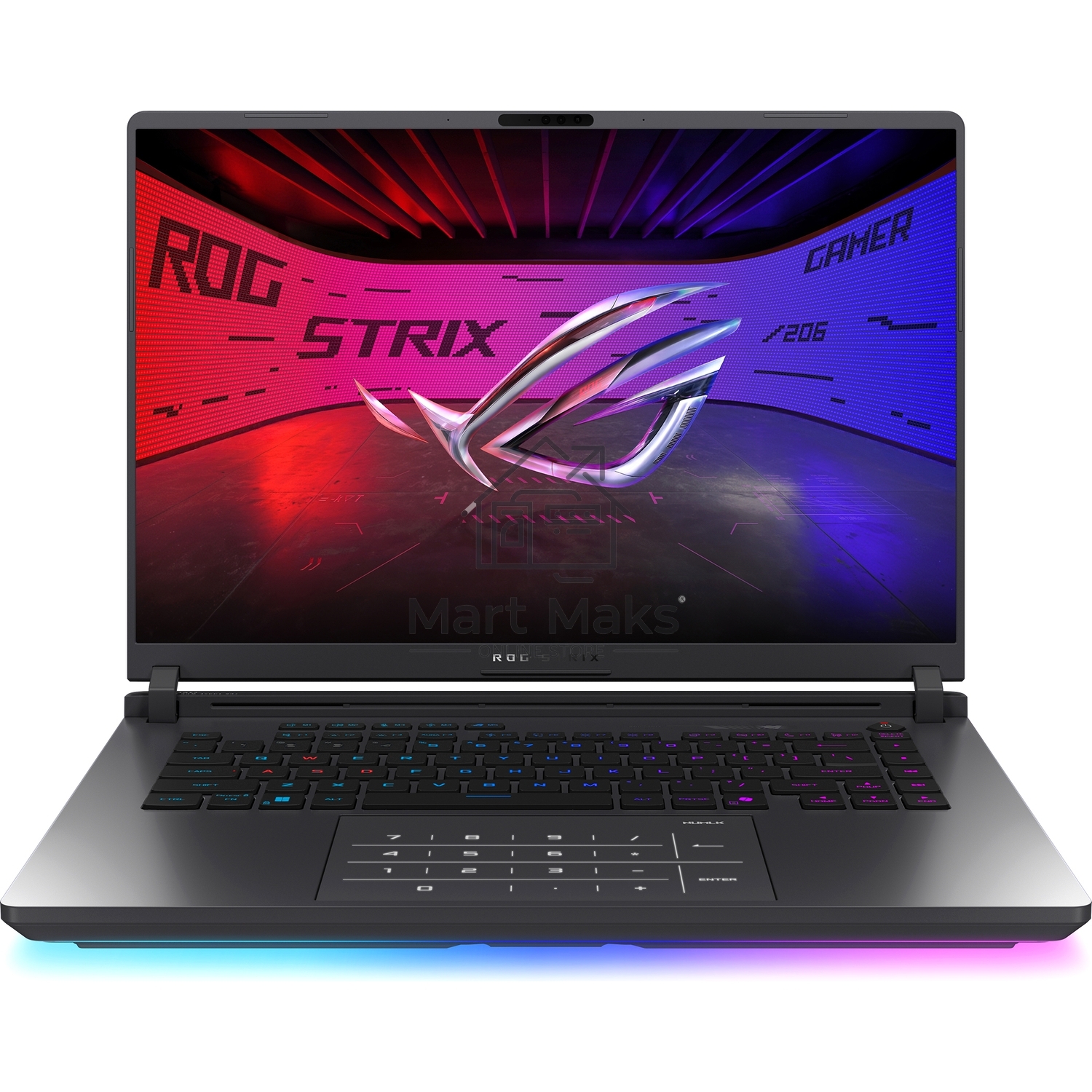 Ноутбук Asus ROG Strix G16 G615LW-S5080 серый Core Ultra 9 275HX 32Gb SSD1Tb NVIDIA GeForce RTX5080 16Gb 16