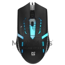 Мышь проводная Defender Flash MB-600L черный, 1200 dpi, USB, кнопки - 4
