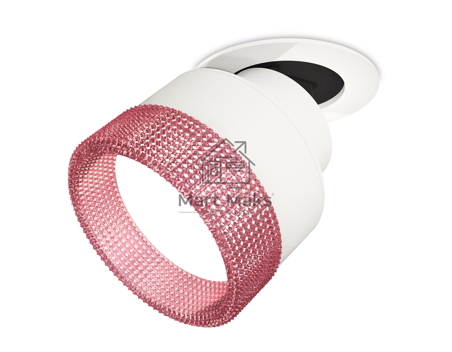 Светильник Ambrella Light XM8101542 SWH/PI белый песок/розовый GX53 (A2241, A2105, C8101, N8486)