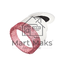 Светильник Ambrella Light XM8101542 SWH/PI белый песок/розовый GX53 (A2241, A2105, C8101, N8486)