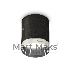 Светильник Ambrella Light XS6302022 SBK/PSL черный песок/серебро полированное MR16 GU5.3 (C6302, N6132)