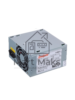 Блок питания ExeGate AA500 (EX256711RUS), 500Вт, 80мм, серый