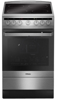 Плита электрическая Hansa FCCX64000 серебристый, конфорок 4 шт, духовка 69 л, 60 см x 85 см x 60 см