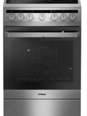 Плита электрическая Hansa FCCX64000 серебристый, конфорок 4 шт, духовка 69 л, 60 см x 85 см x 60 см