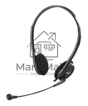Наушники с микрофоном Genius HS-200C черный