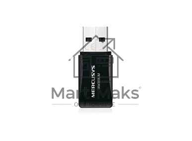 Сетевой адаптер USB2.0 адаптер Mercusys MW300UM, 300Мбит/с, компактный