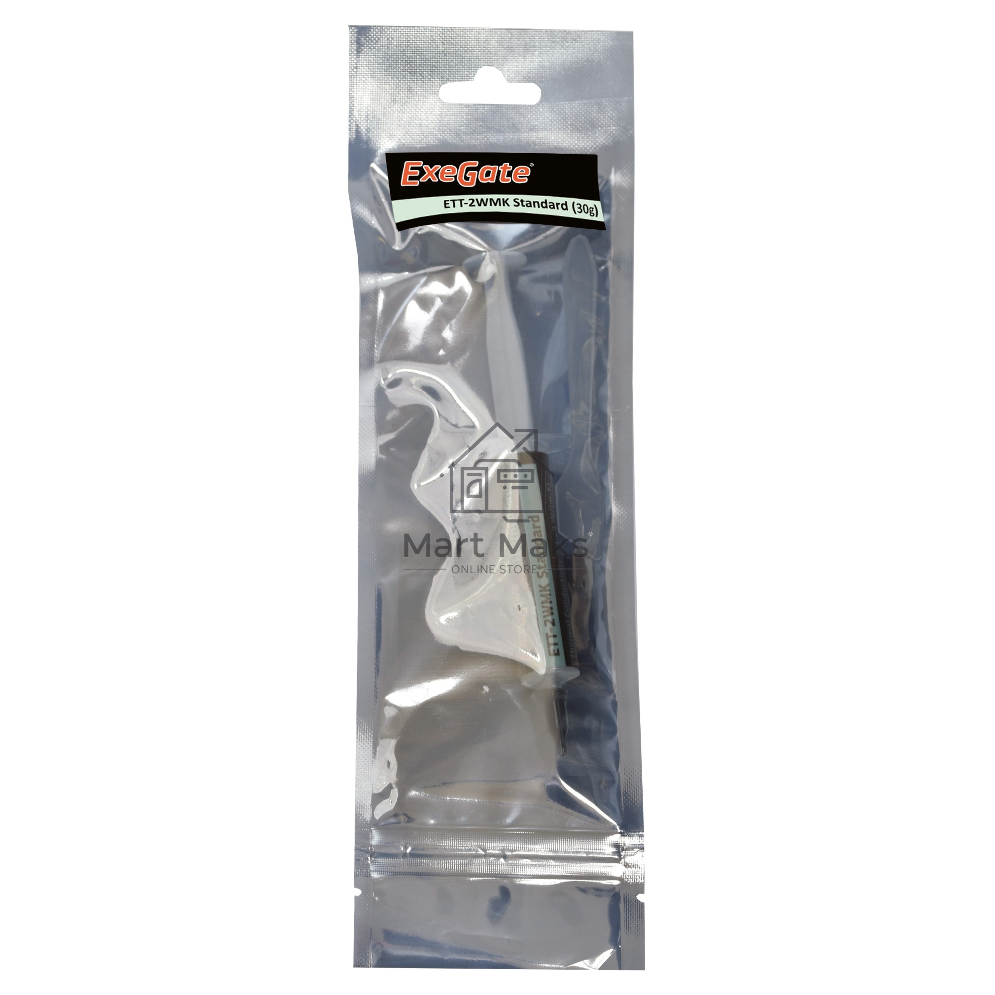Термопаста ExeGate ETТ-2WMK Standard, шприц, 30г