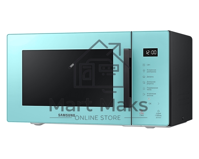 Микроволновая печь Samsung MS23T5018AN/BW мятный 23л 800Вт сенсор