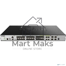 Коммутатор D-Link DGS-3630-28SC/A2ASI, 4×1 Гбит/с + 20×1 Гбит/с SFP + 4×10 Гбит/с SFP+, управляемый