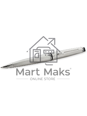 Ручка шариковая Waterman Expert 3 (CWS0952100) Stainless Steel CT M, синие чернила, подарочная коробка, сменный стержень, 1 стержень, круглая, 1 цвет