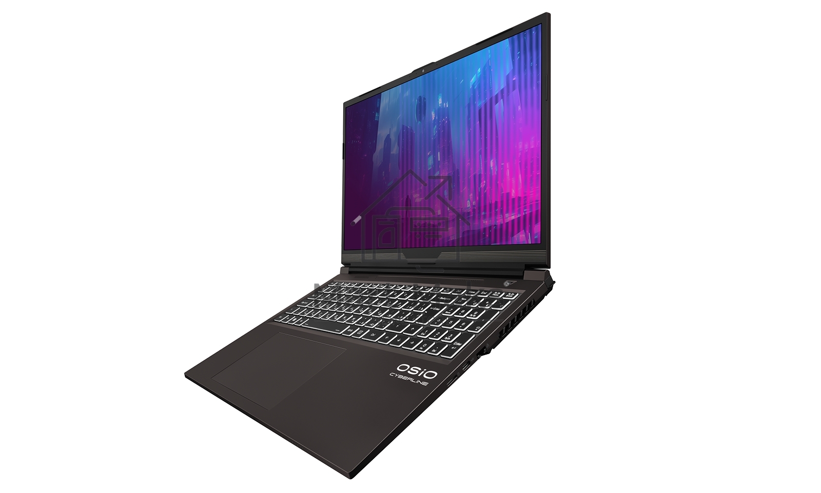 Ноутбук Osio CyberLine C160i-004 коричневый Core i7 12650H 16Gb SSD512Gb NVIDIA GeForce RTX4060 8Gb 16