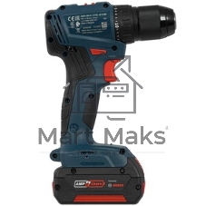 Дрель-шуруповерт Bosch GSR 185-LI, 18 В, 2 Ач, 50 Нм, бесщеточный