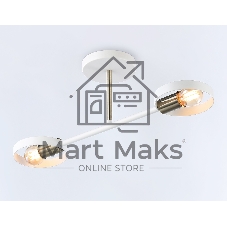 Светильник Ambrella light TR8222/2 WH/SB белый/бронза E27/2 max 40W 510*165*190