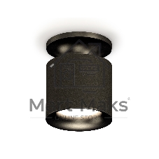 Светильник Ambrella Light XS7402061 SBK/PBK черный песок/черный полированный MR16 GU5.3 (N7926, C7402, N7011)