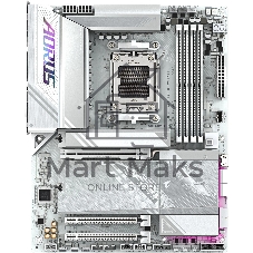 Материнская плата Gigabyte X870E AORUS ELITE WIFI7 ICE, AM5, AMD X870E, 4xDDR5, 4xSATA, 4xM.2, 1xPCIe 5.0 x16, 1xPCIe 4.0 x4, HDMI, 1x2.5Gb LAN, USB Type-C, 2x3.5 мм, 7.1, ATX