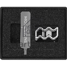 Шильд-символ Moleskine Zodiac Водолей, металл, серебристый, коробка с европодвесом, PINAQUARIUSSILV