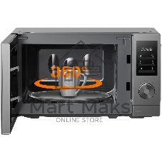 Микроволновая печь Gorenje MO20A3T4 серый/черный, 20 л, 700 Вт, переключатели - поворотный механизм