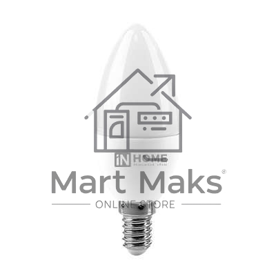 Лампа светодиодная LED-СВЕЧА-VC 8Вт свеча 4000К нейтр. бел. E14 760лм 230В IN HOME 4690612020433
