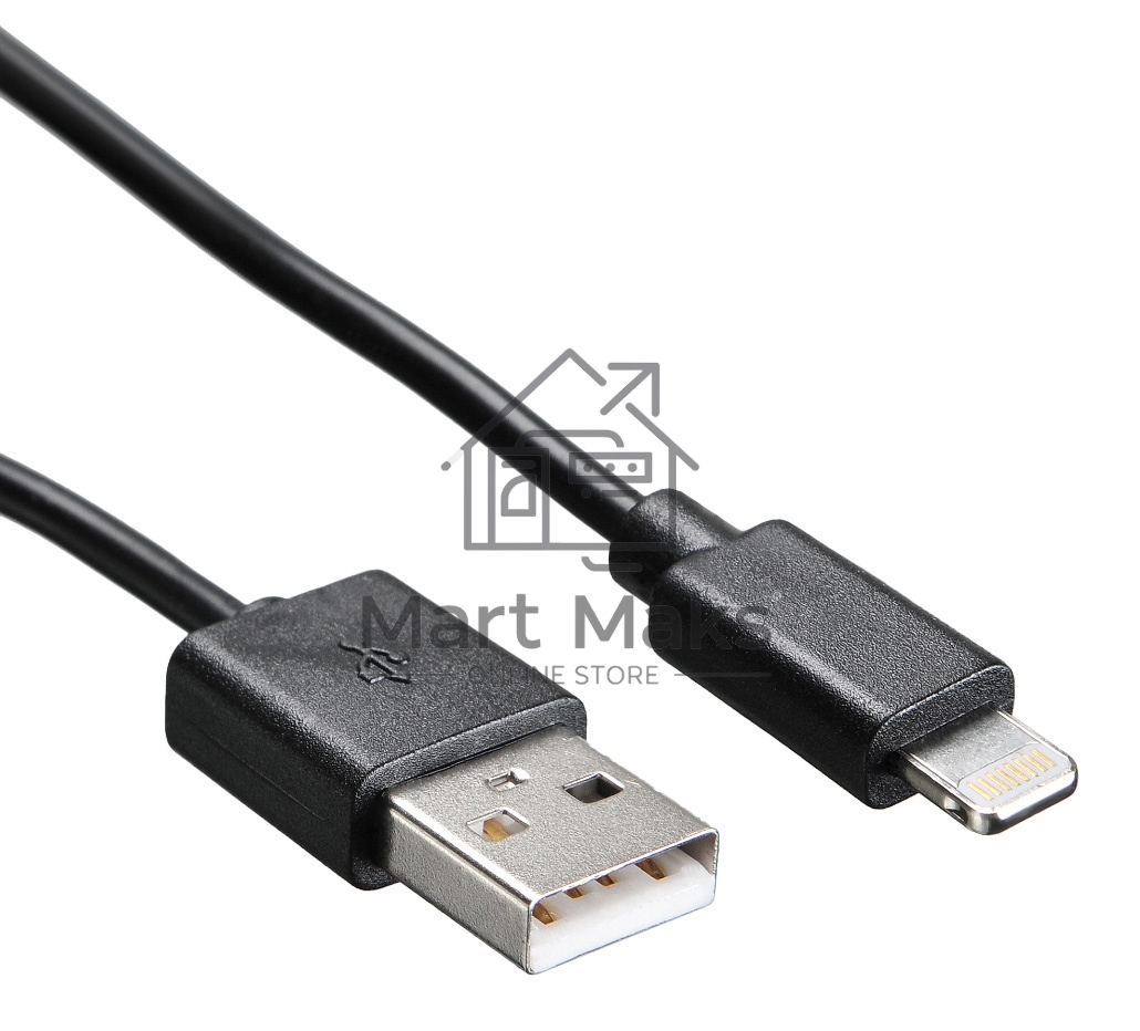 Кабель Buro USB-IP-1.2B2A 1.2м черный