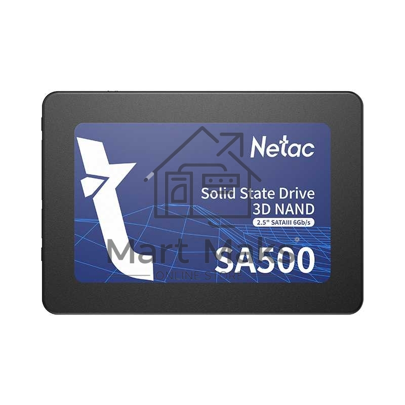 Накопитель SSD Netac SA500, 128Gb, SATA III, 2.5