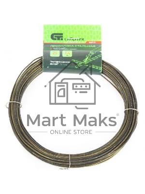 Проволока стальная 25 м, вязальная, термообработанная 1,4 мм Сибртех Проволока стальная 25 м, вязальная, термообработанная 1,4 мм Сибртех