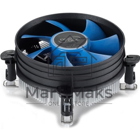 Кулер DEEPCOOL T9P DP-ICAP-T9P черный/синий 92мм алюминий+медь 3200rpm 45db 4-pin 95W 47мм